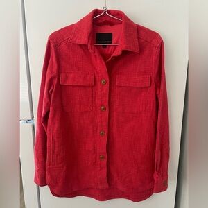 Banana Republic Women's Red Utility Jacket